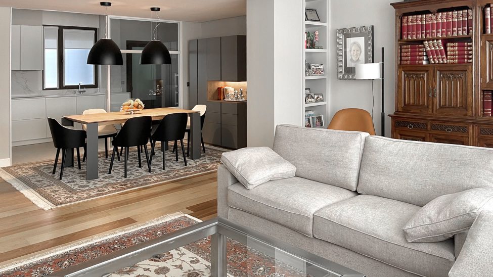 Decoración de vivienda en Bilbao - Salón estilo clásico